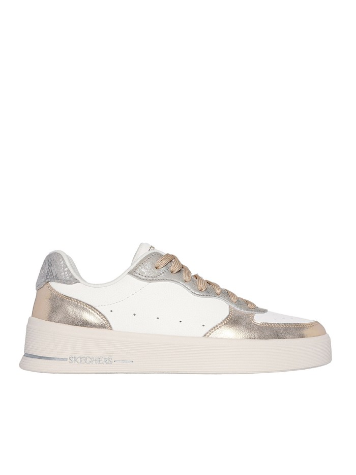 ZAPATILLAS DE CORDONES METALIZADAS SKECHERS Hiland - Soft Metals 185173 ORO