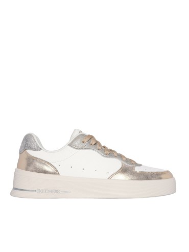 ZAPATILLAS DE CORDONES METALIZADAS SKECHERS Hiland - Soft Metals 185173 ORO