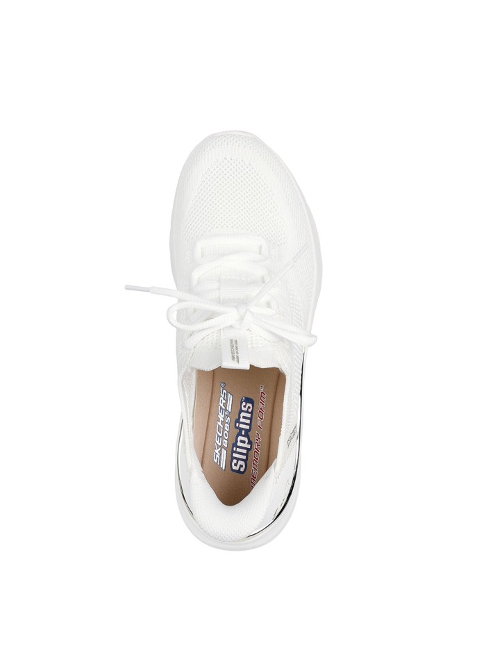 ZAPATILLA DE TELA BLANCA SKECHERS Slip-ins: BOBS Sport B Love - True Delight 117617