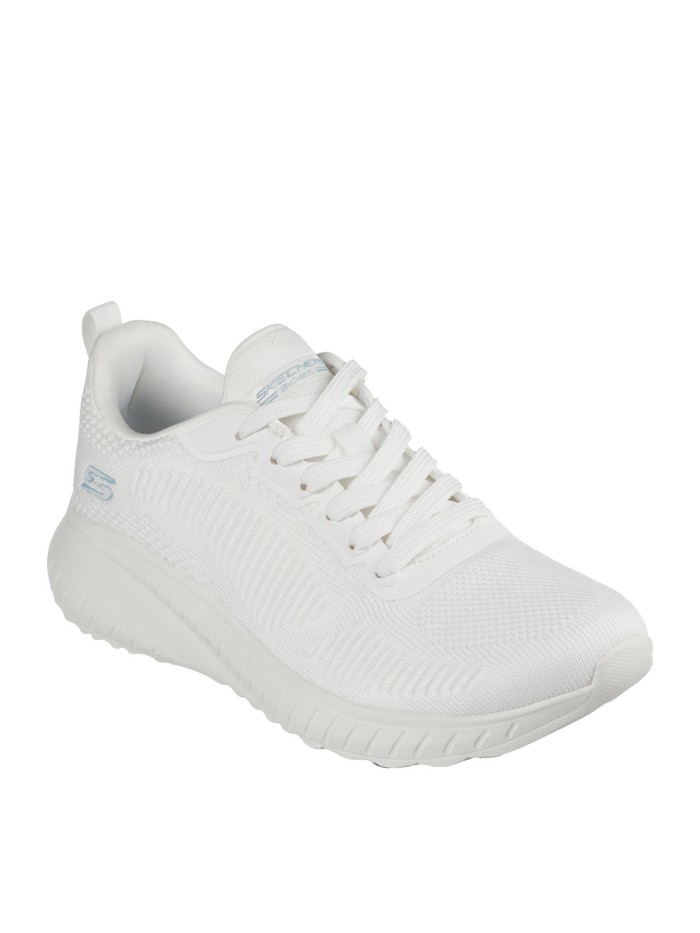 ZAPATILLAS CORDONES SKECHERS BOBS Sport Squad Chaos- Face Off 117209 BLANCO