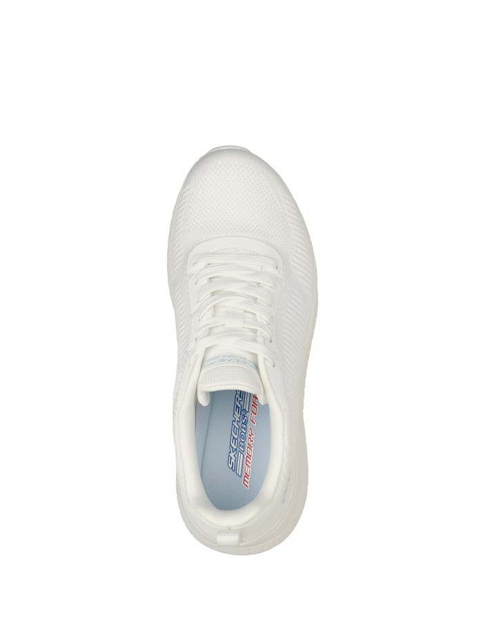 ZAPATILLAS CORDONES SKECHERS BOBS Sport Squad Chaos- Face Off 117209 BLANCO