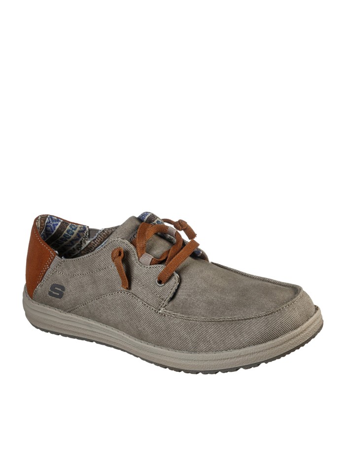 ZAPATILLAS CASUAL CABALLERO SKECHERS Relaxed Fit: Melson - Planon 210116 TAUPE