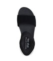 SANDALIAS DE MUJER Skechers 119804 Black Slip-Ins Low Wedge