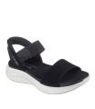 SANDALIAS DE MUJER Skechers 119804 Black Slip-Ins Low Wedge