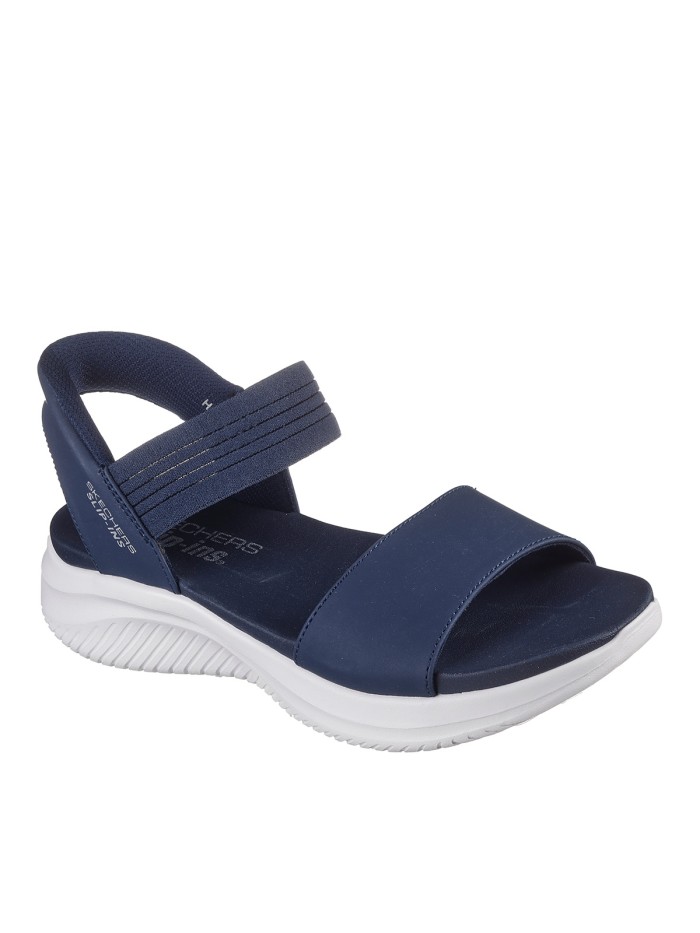 SANDALIAS DE MUJER Skechers 119804 MARINO Slip-Ins Low Wedge