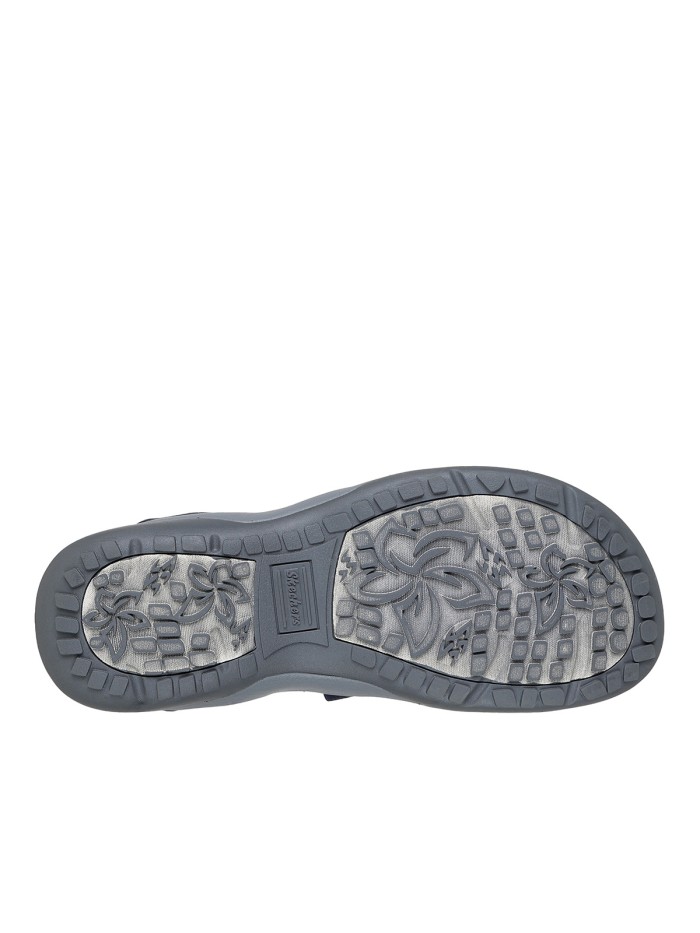 SANDALIAS DE MUJER Skechers Slip-ins: Reggae Slim - Stretch Flex 163460 MARINO