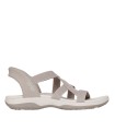 SANDALIAS ELÁSTICAS DE MUJER SKECHERS Slip-ins: Reggae Slim - Stretch Flex 163460 TAUPE