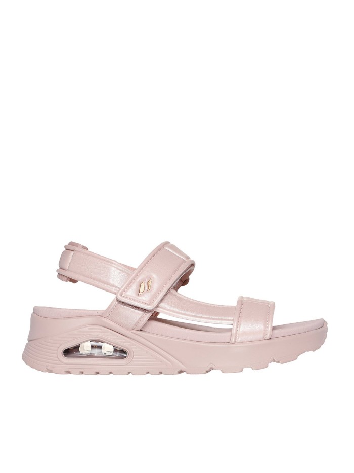 SANDALIAS ROSAS METALIZADAS CON CÁMARA DE AIRE SKECHERS 120016
