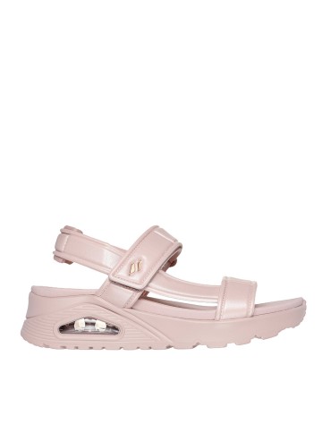 SANDALIAS ROSAS METALIZADAS CON CÁMARA DE AIRE SKECHERS 120016