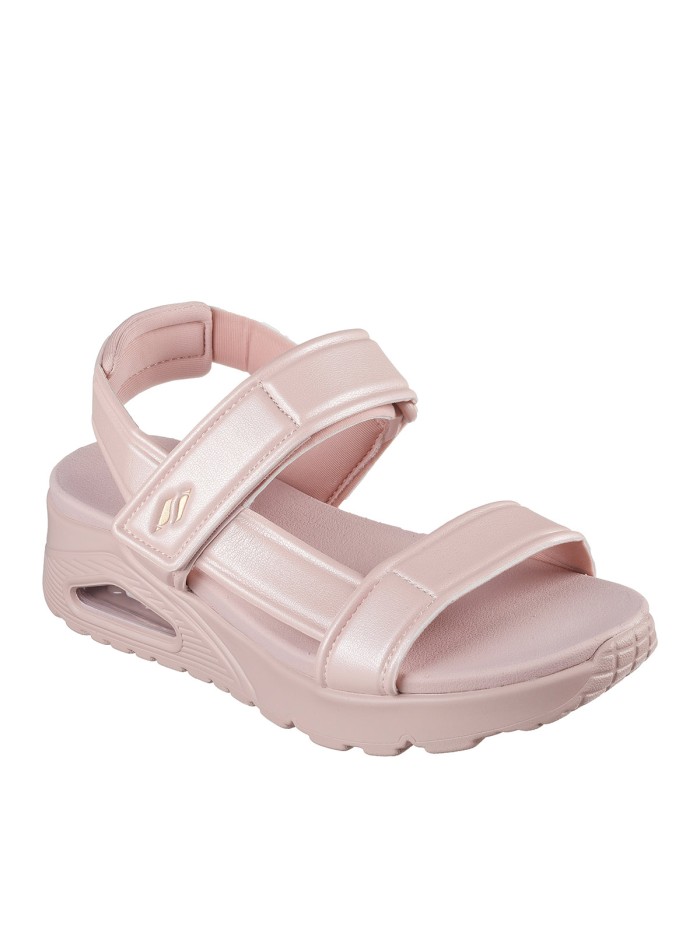 SANDALIAS ROSAS METALIZADAS CON CÁMARA DE AIRE SKECHERS 120016