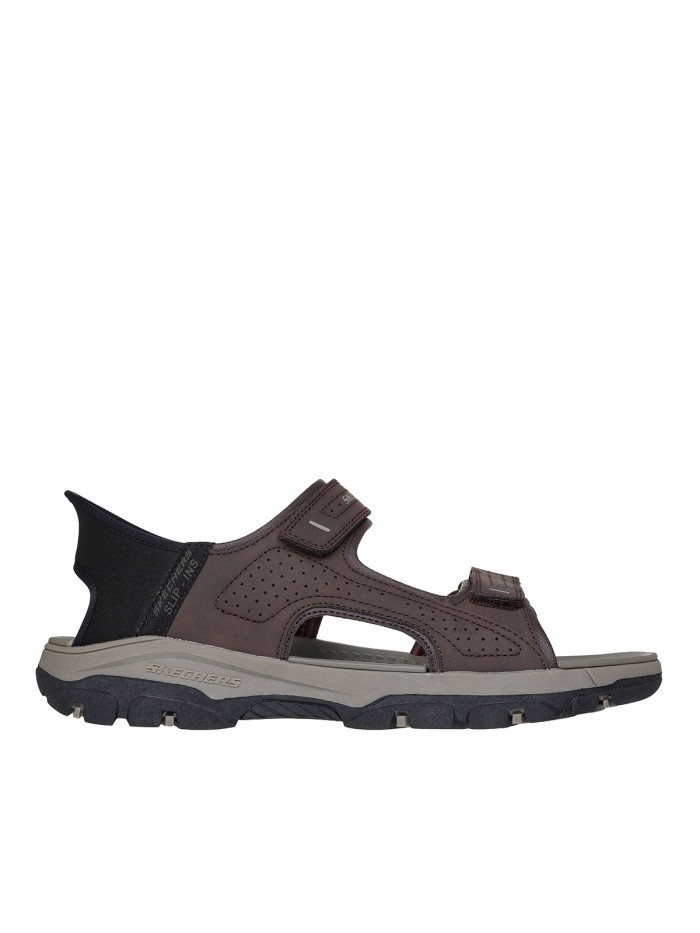 SANDALIAS CON VELCROS DE CABALLERO SKECHERS Slip-ins Relaxed Fit: Tresmen - Reece MARRÓN