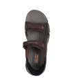 SANDALIAS CON VELCROS DE CABALLERO SKECHERS Slip-ins Relaxed Fit: Tresmen - Reece MARRÓN