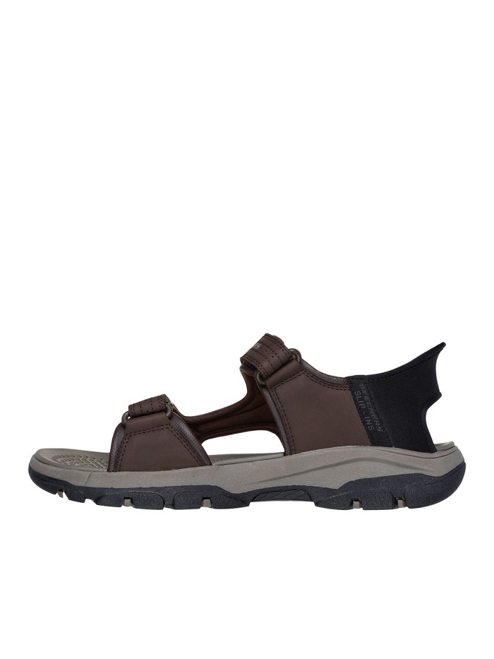 SANDALIAS CON VELCROS DE CABALLERO SKECHERS Slip-ins Relaxed Fit: Tresmen - Reece MARRÓN