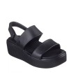 SANDALIAS CON PLATAFORMA MÁXIMO CONFORT FOAMIES: ARCH FIT UPBEAT - SUNRISE 111257 SKECHERS NEGRO
