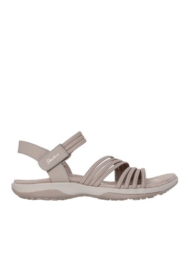 SANDALIAS ELÁSTICAS SKECHERS Reggae Slim - Coffee Run 163573 TAUPE