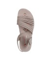 SANDALIAS ELÁSTICAS SKECHERS Reggae Slim - Coffee Run 163573 TAUPE