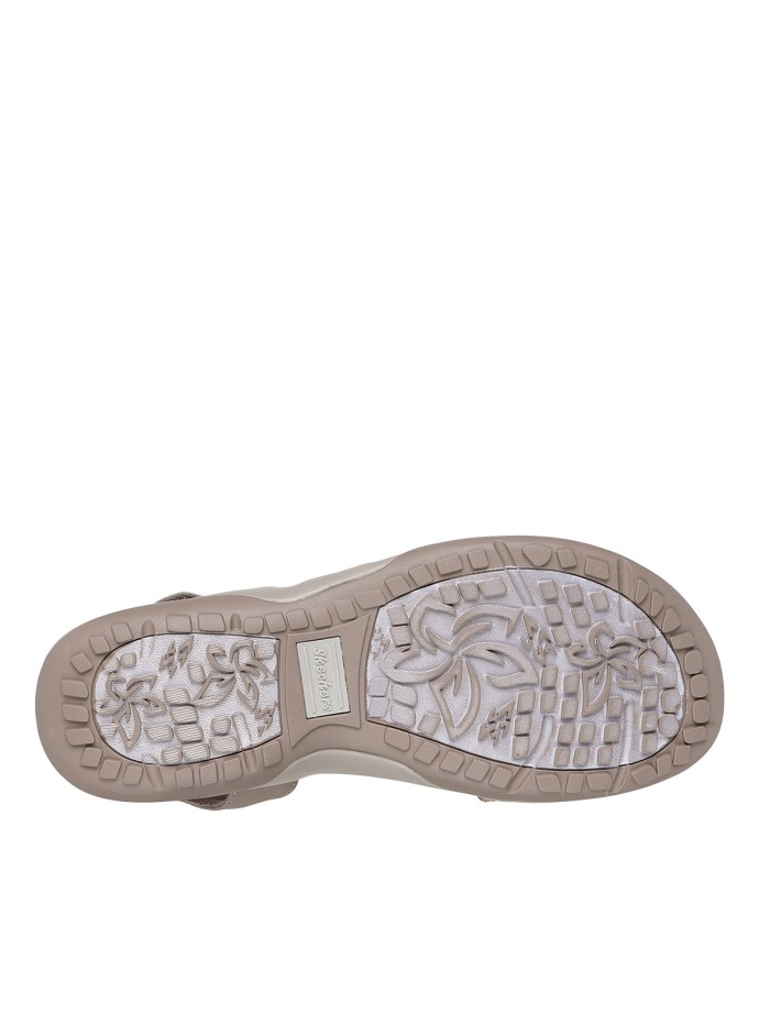 SANDALIAS ELÁSTICAS SKECHERS Reggae Slim - Coffee Run 163573 TAUPE