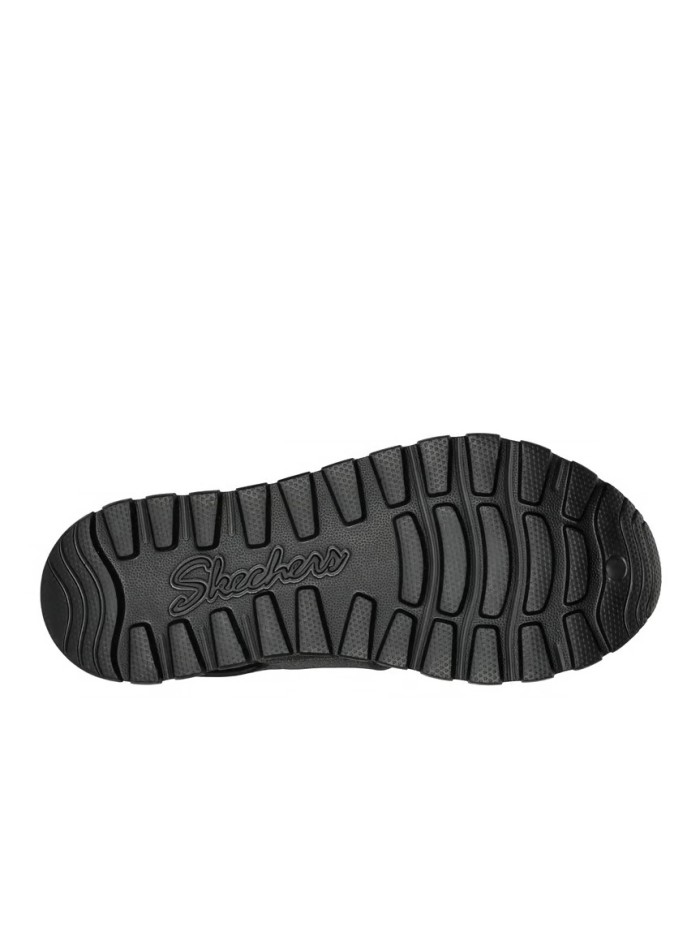 SANDALIAS ESTILOSAS CON PLATAFORMA FOAMIES: ARCH FIT FOOTSTEPS - DAY DREAM 111380 SKECHERS NEGRO