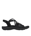SANDALIA ELÁSTICA Skechers Reggae Slim - Sunnyside 163185 NEGRO