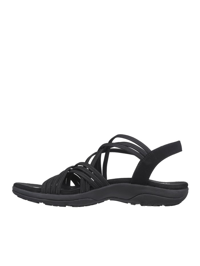 SANDALIA ELÁSTICA Skechers Reggae Slim - Sunnyside 163185 NEGRO