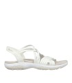 SANDALIA ELÁSTICA Skechers Reggae Slim - Sunnyside 163185 BLANCO