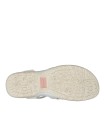 SANDALIA ELÁSTICA Skechers Reggae Slim - Sunnyside 163185 BLANCO