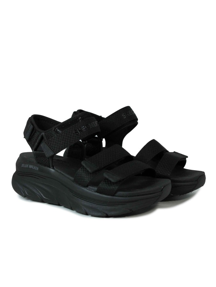 SANDALIA CÓMODA Y EN TENDENCIA LUXE FOAM 119828 SKECHERS NEGRA