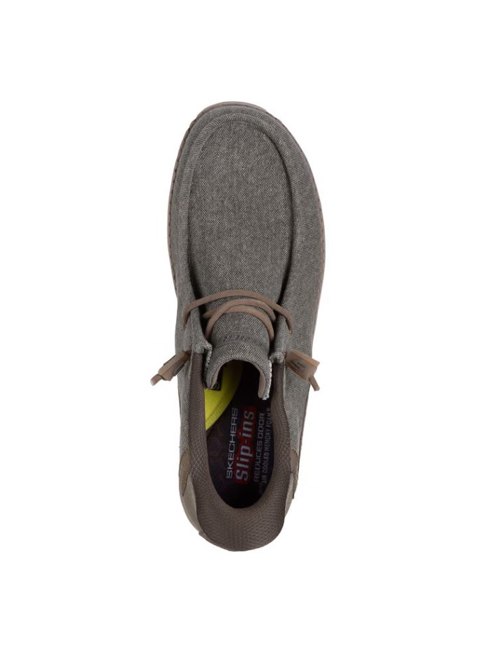 ZAPATOS TIPO MOCASÍN MÁXIMO CONFORT SLIP-INS RELAXED FIT: MELSN - CORONADO 210959 SKECHERS KAKI