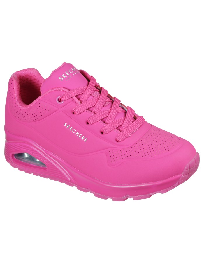 ZAPATILLAS DE CORDONES CON CAMARA DE AIRE SKECHERS Uno - Night Shades ROSA