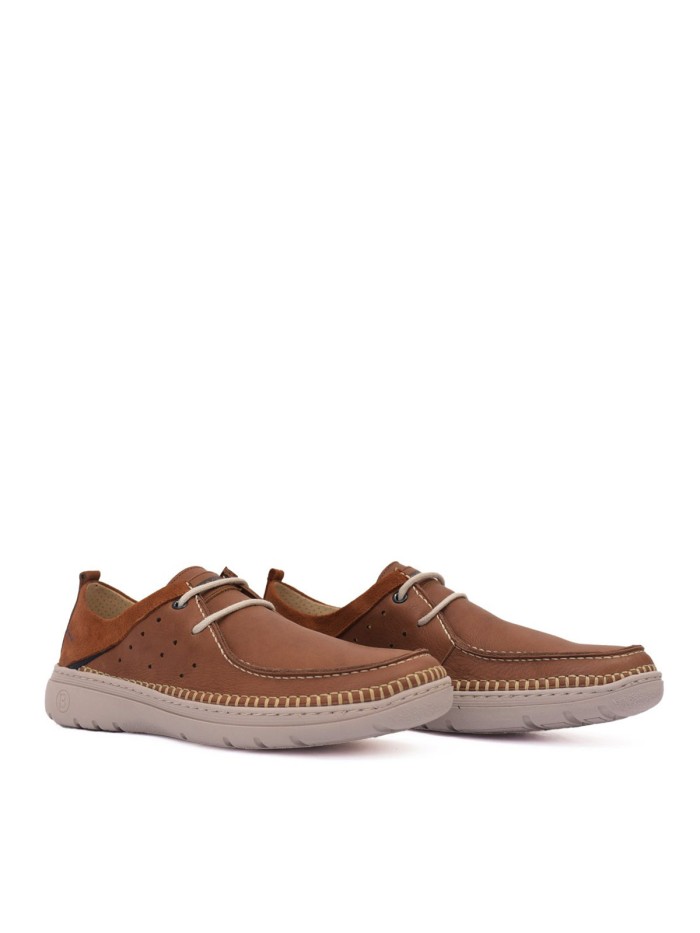 ZAPATO CASUAL DE HOMBRE ULTRALIGERO BAERCHI SEVILLA 1081 CUERO