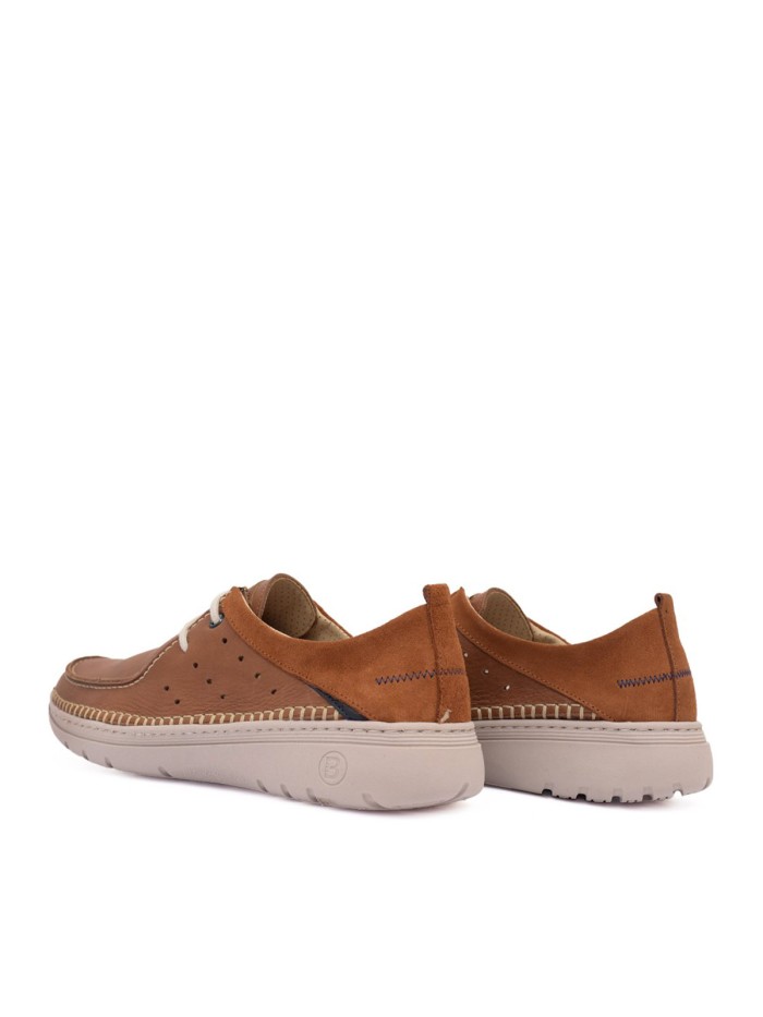 ZAPATO CASUAL DE HOMBRE ULTRALIGERO BAERCHI SEVILLA 1081 CUERO