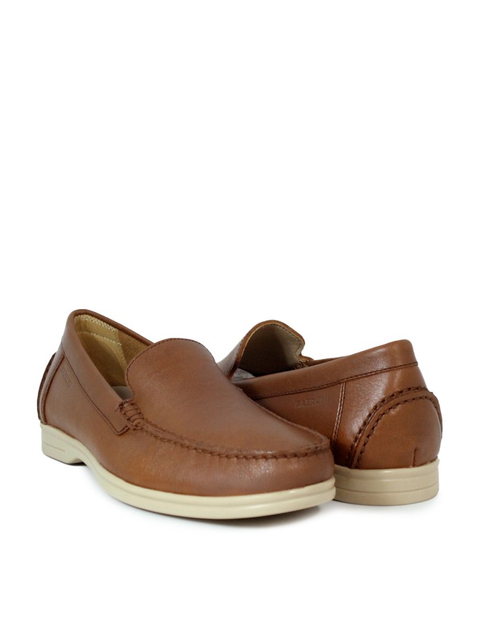 MOCASÍN CASUAL PARA HOMBRE EN PIEL BAERCHI MISISIPPI ORGAO 5510 CUERO