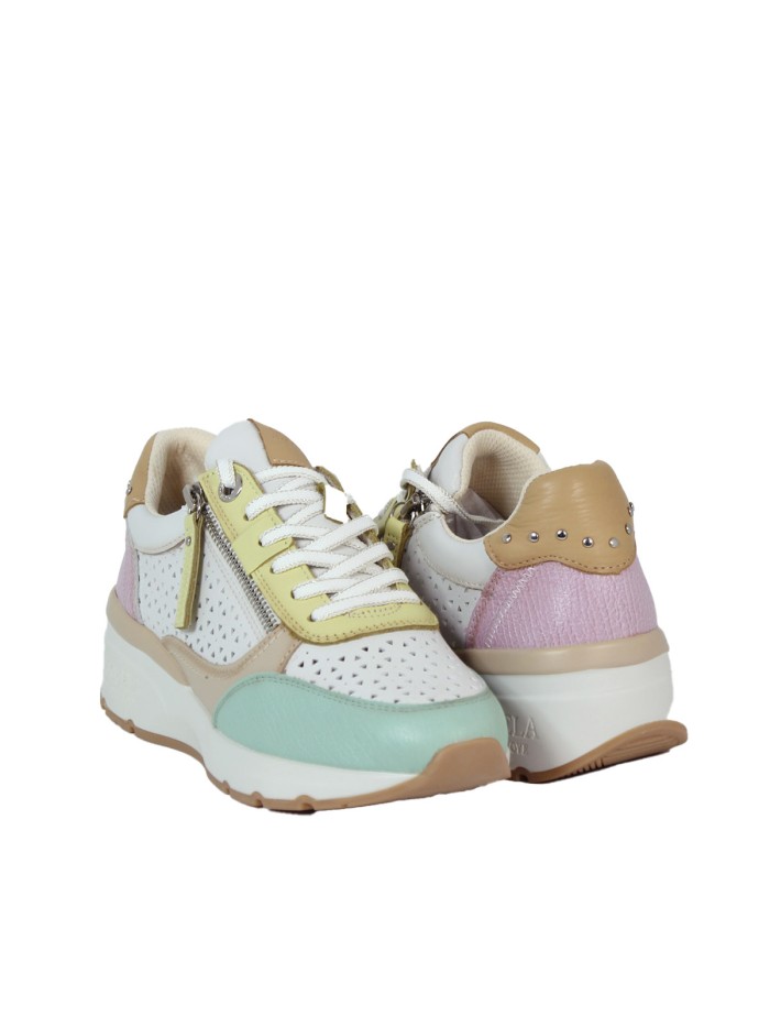 ZAPATILLAS CASUAL DE PIEL CARMELA 16228105 AQUA