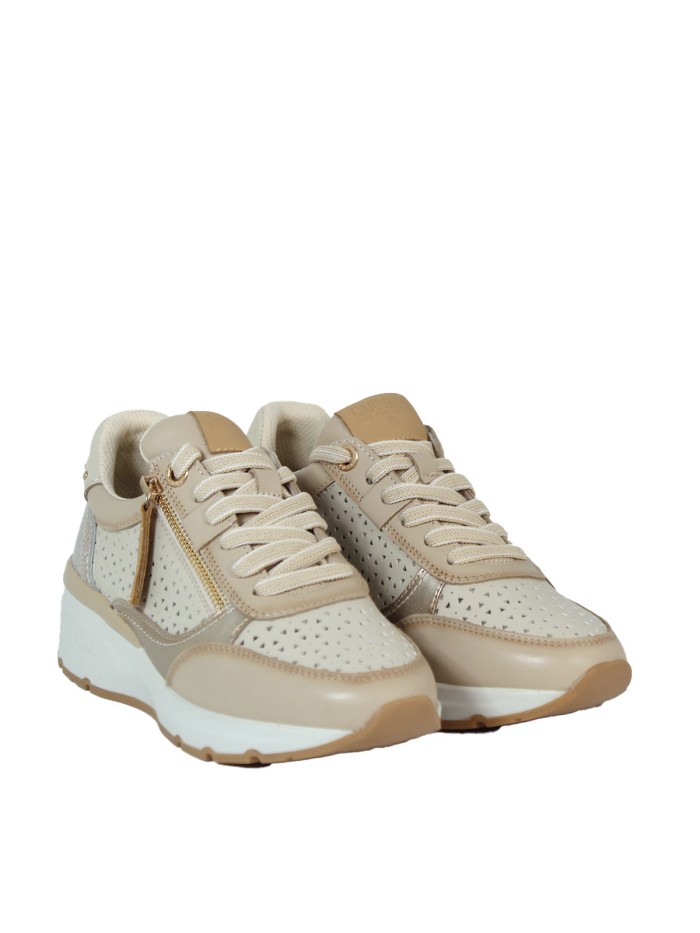 ZAPATILLAS DE PIEL URBANAS CARMELA 16228101 BEIGE
