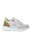 ZAPATILLAS CASUAL DE PIEL CARMELA 16227401 HIELO
