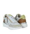 ZAPATILLAS CASUAL DE PIEL CARMELA 16227401 HIELO