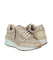 ZAPATILLAS CALADAS DE PIEL CARMELA 16232602 BEIGE