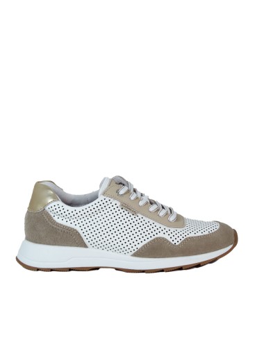 ZAPATILLAS CALADAS DE ESTILO CASUAL CARMELA 16215102 BEIGE