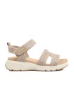 SANDALIAS DE MUJER CONFORTABLES DE RAFIA CARMELA 162362 BEIGE
