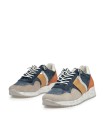 ZAPATILLAS CETTI DE HOMBRE EN PIEL Y TEXTIL C1370 MARINO