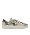 ZAPATILLAS GLITTER CON ANIMAL PRINT DE MUJER CETTI C-1342 CHAMPAN