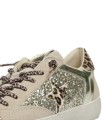ZAPATILLAS GLITTER CON ANIMAL PRINT DE MUJER CETTI C-1342 CHAMPAN