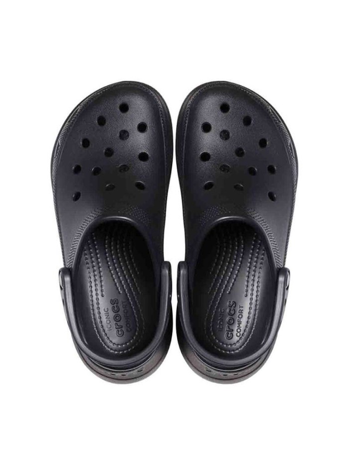 ZUECOS DE MUJER CON PLATAFORMA CLASSIC BAE CLOG W 206302 CROCS NEGROS