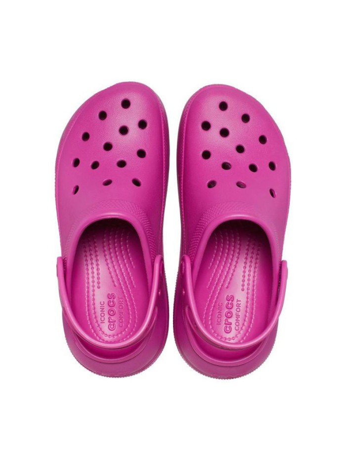 ZUECOS CON PLATAFORMA CRISH U 207521 CROCS FUCSIA