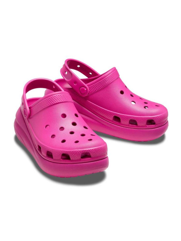 ZUECOS CON PLATAFORMA CRISH U 207521 CROCS FUCSIA