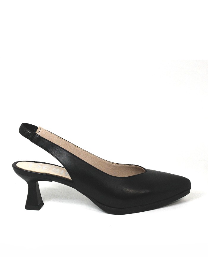 ZAPATO DE TACÓN DESTALONADO DESIREE MAIA 1 NEGRO