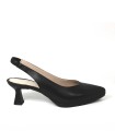 ZAPATO DE TACÓN DESTALONADO DESIREE MAIA 1 NEGRO