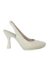 ZAPATO DE TACÓN DESTALONADO EN PIEL DESIREE SAMI 1 BEIGE