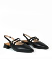 ZAPATOS DE PIEL DESTALONADOS NEGROS DESIREE DALI 7