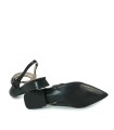 ZAPATOS DE PIEL DESTALONADOS NEGROS DESIREE DALI 7